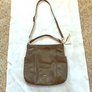 Coach leather cross body bag